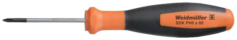 Weidmüller SDK PH0 X 60 2749400000 Kreuzschlitz-Schraubendreher 0 Klingenlänge: 60mm