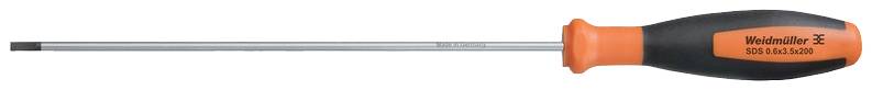 Weidmüller SDS 0.6X3.5X200 Schlitz-Schraubendreher Klingenbreite: 3.5mm Klingenlänge: 200mm
