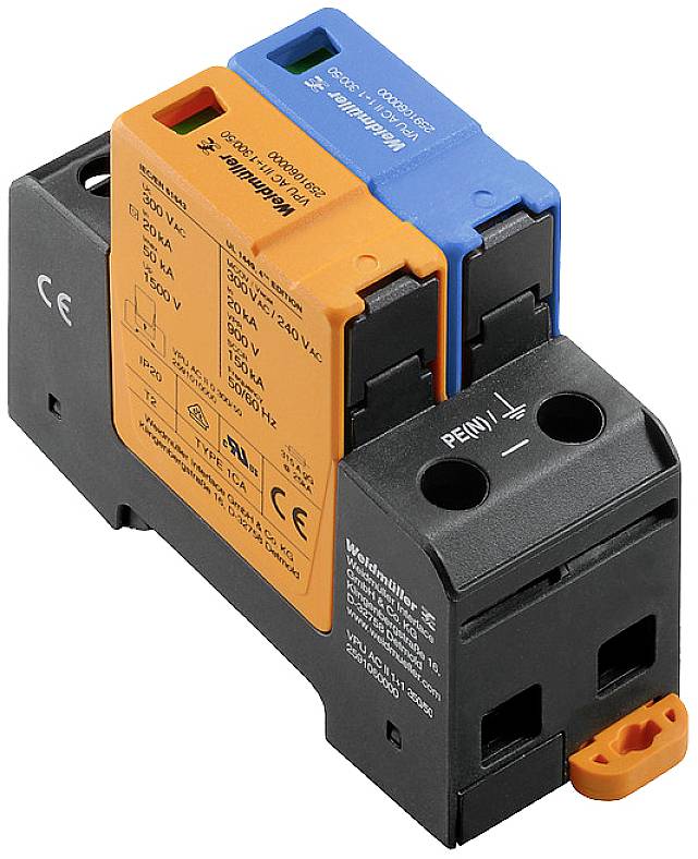 Weidmüller 2827620000 VPU AC II F 1+1 300/40 Überspannungsschutz-Ableiter 20 kA 1St.