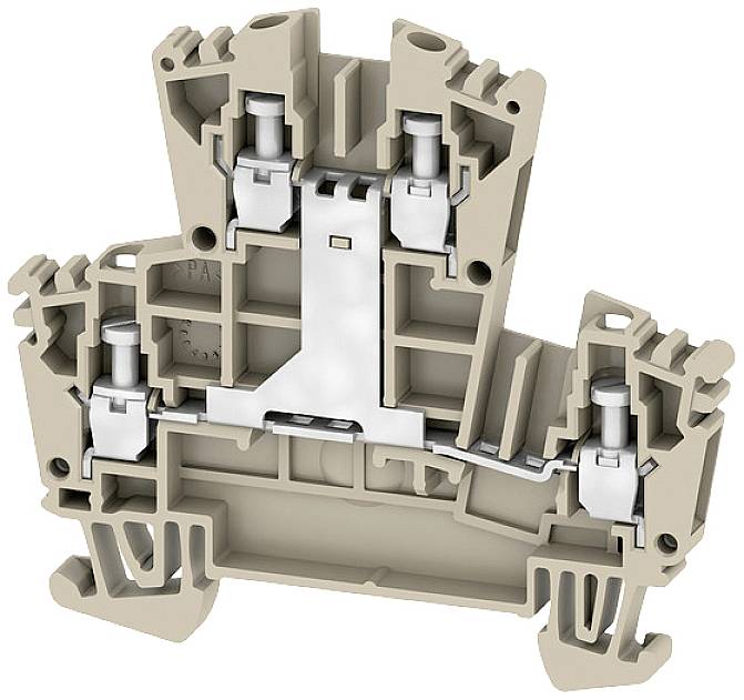 Weidmüller 2739600000 Durchgangsreihenklemme Schrauben Dunkelbeige 50St.