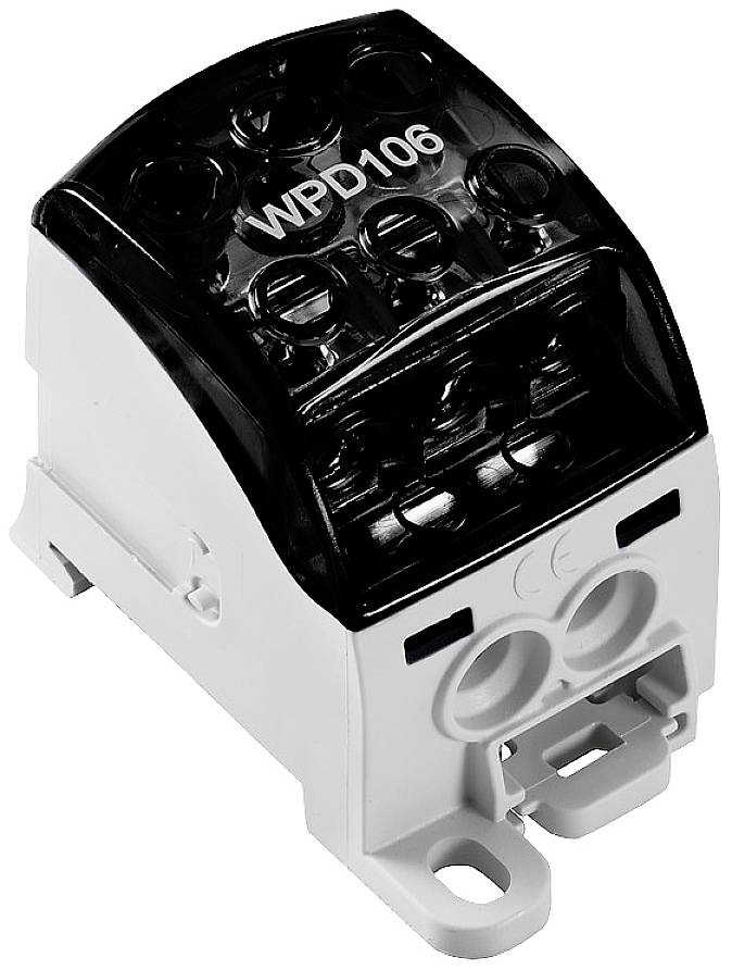 Weidmüller 2725440000 Verteilerblock Schrauben Schwarz 1St.