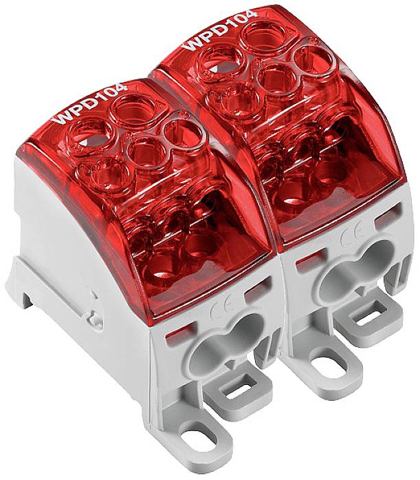 Weidmüller 2725290000 Verteilerblock Schrauben Rot 1St.