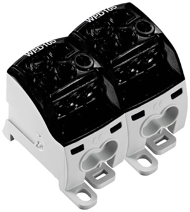 Weidmüller 2725420000 Verteilerblock Schrauben Schwarz 1St.