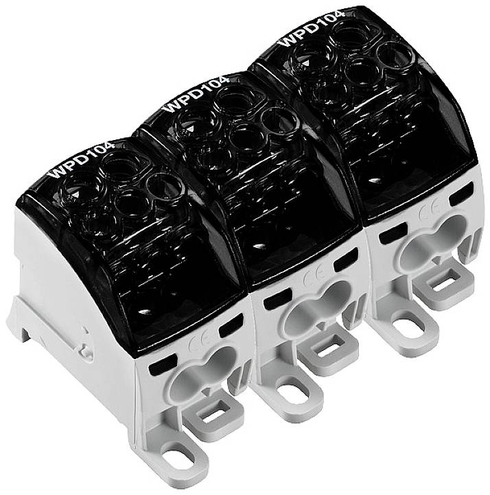 Weidmüller 2725400000 Verteilerblock Schrauben Schwarz 1 St.