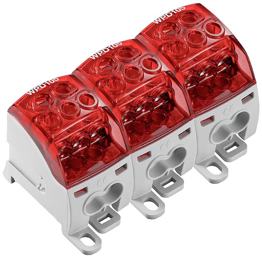 Weidmüller 2725330000 Verteilerblock Schrauben Rot 1St.