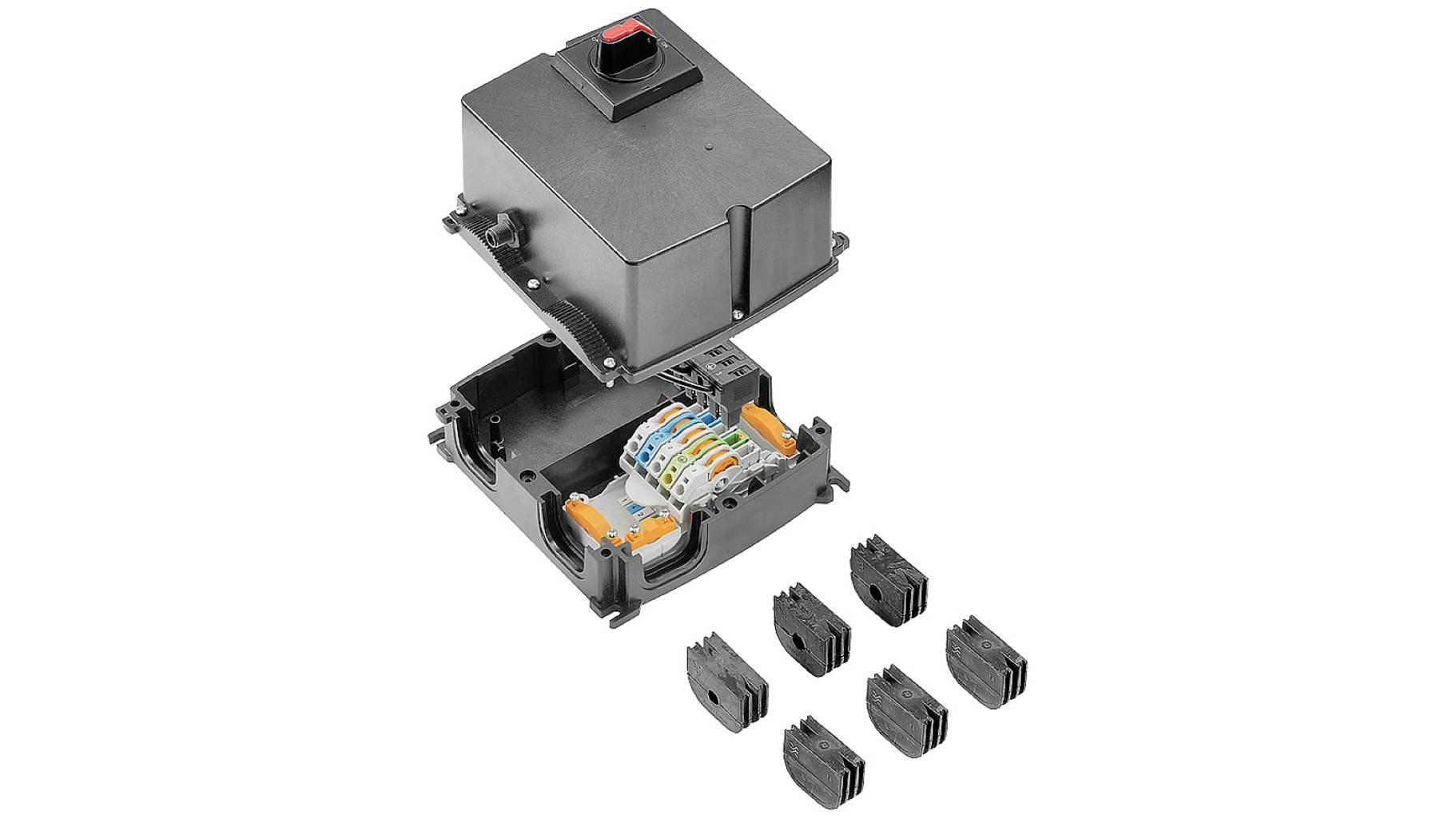 Weidmüller 8000028513 FP BOX ON/OFF16A FUSE R Verteiler-Box flexibel: 2 ...