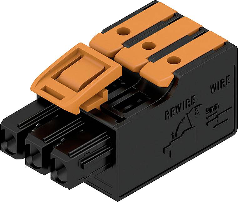 Weidmüller 2790450000 Printklemme 2.5mm² Polzahl 3 Schwarz 114St.