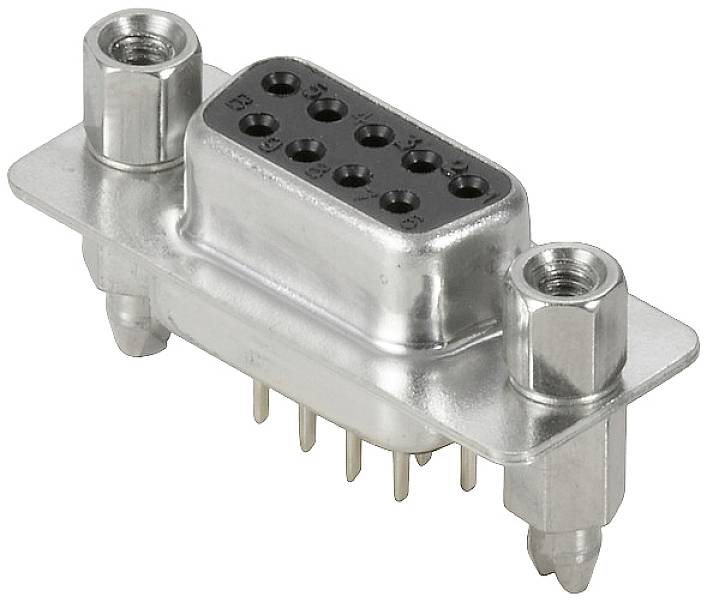 Weidmüller D-SUB F6.1 T09VB 3.2B2 TY BK 2626670000 D-SUB Buchse 0°, 180° Polzahl: 9 Löten