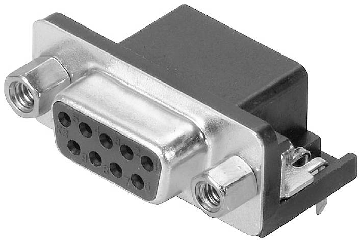 Weidmüller D-SUB F6.3 T09HB 3.2B2 TY BK 2626710000 D-SUB Buchse 90° Polzahl: 9 Löten