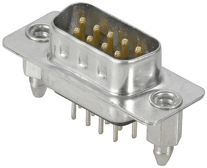 Weidmüller D-SUB M6.1 T09VU 3.2B2 TY BK 2626630000 D-SUB Stecker 0 °, 180 ° Polzahl: 9 Löten 90 S