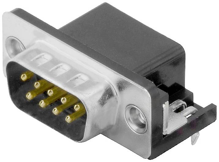 Weidmüller D-SUB M6.3 T09HU 3.2B2 TY BK 2626680000 D-SUB Stecker 90° Polzahl: 9 Löten