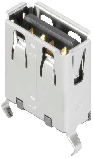 Weidmüller USB Steckverbinder Buchse USB2.0A T1V 2.5N4 TY BK 1985910000 Inhalt: 100 St.
