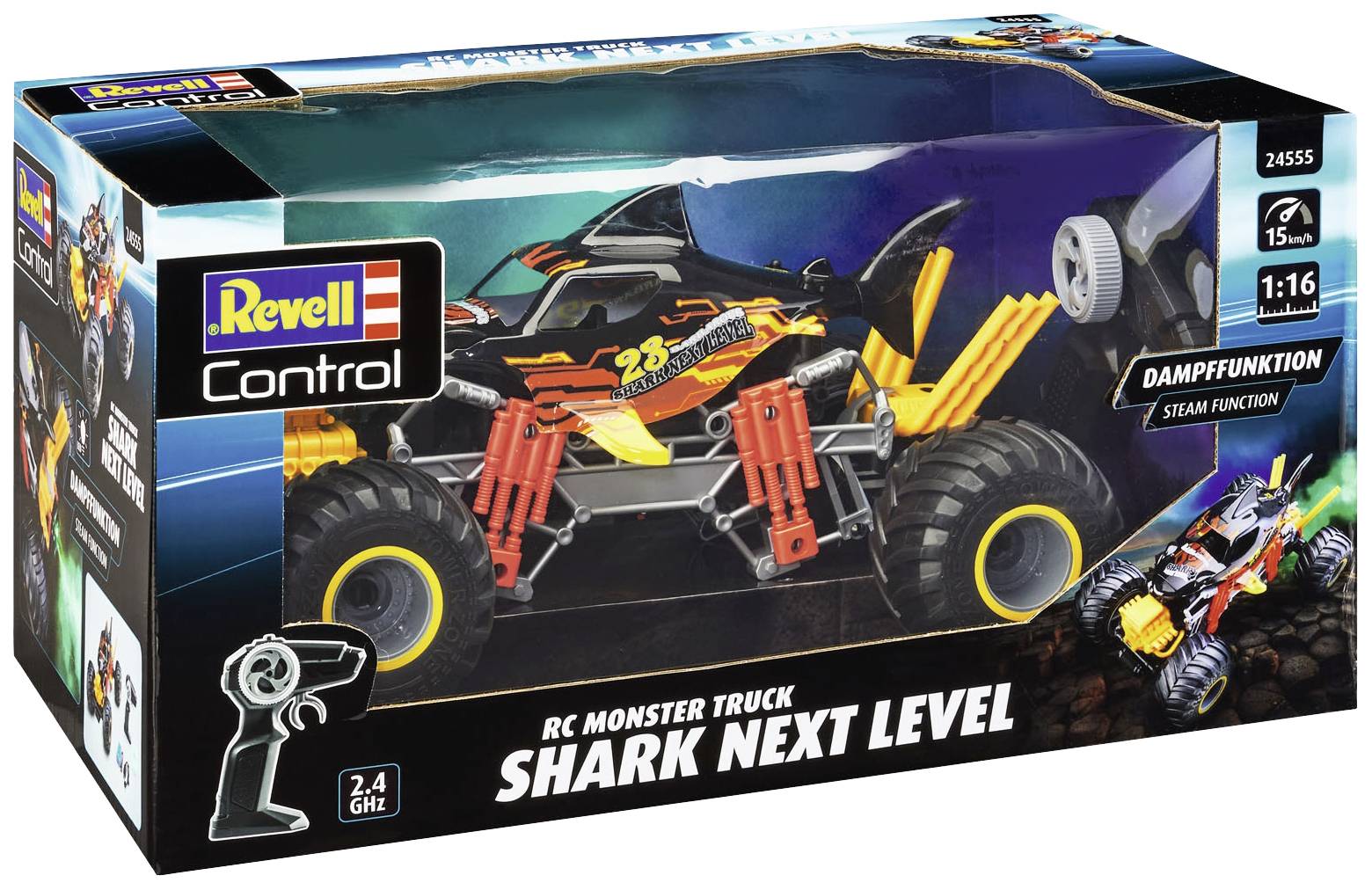 Revell 24555 Shark Next Level 1:16 RC Einsteiger Modellauto Elektro