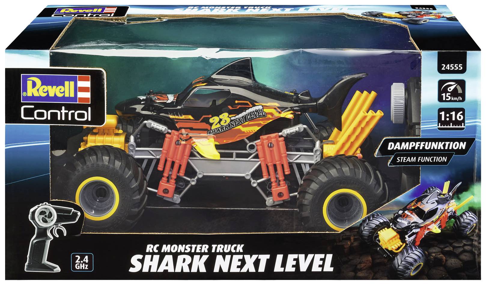 Revell 24555 Shark Next Level 1:16 RC Einsteiger Modellauto Elektro