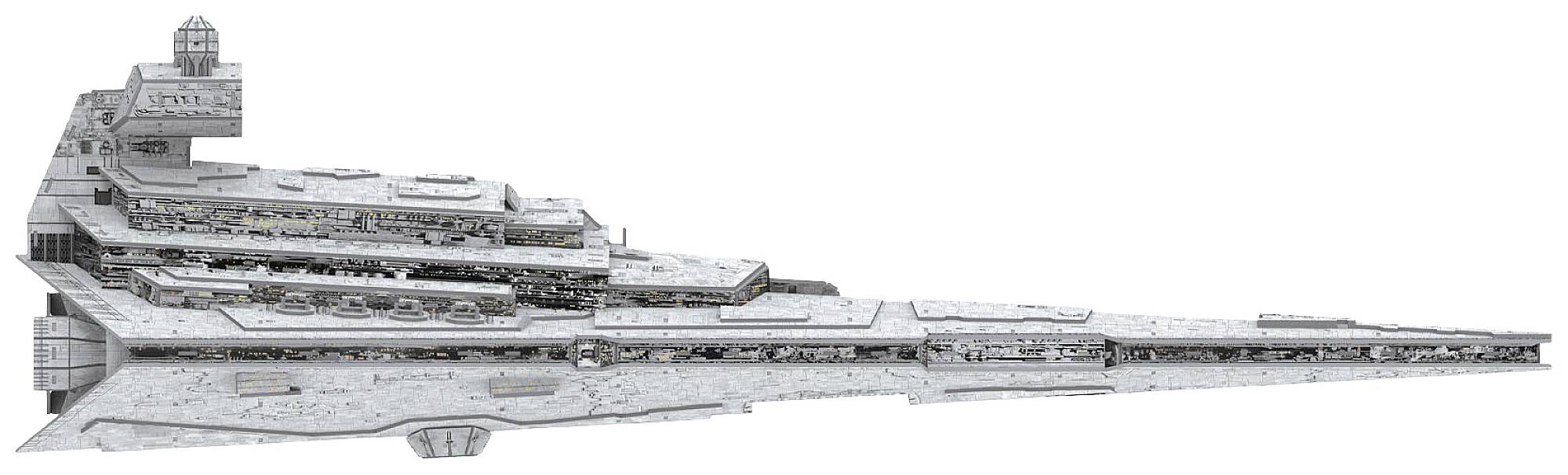 Kartonmodellbausatz Star Wars Imperial Star Destroyer 00326 Star Wars Imperial Star Destroyer 1St.