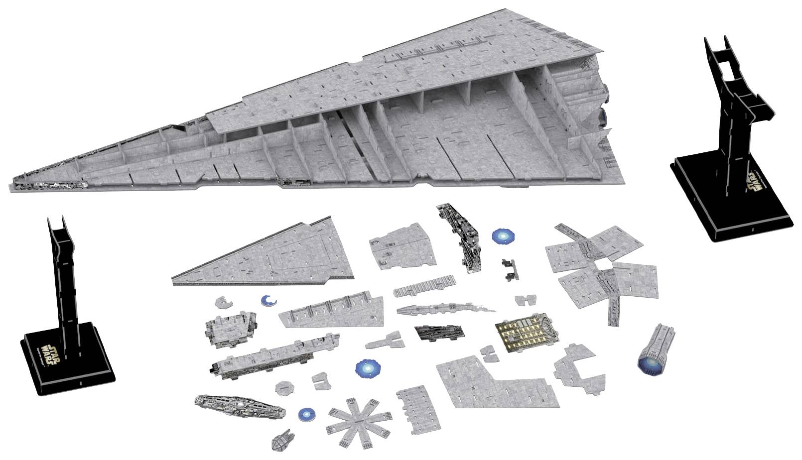 Kartonmodellbausatz Star Wars Imperial Star Destroyer 00326 Star Wars Imperial Star Destroyer 1St.