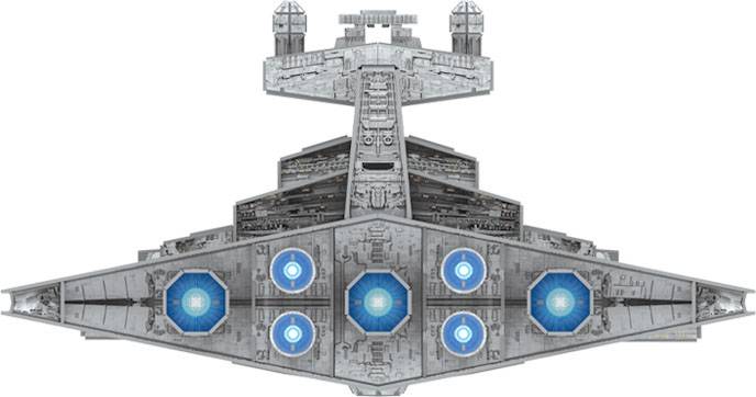 Kartonmodellbausatz Star Wars Imperial Star Destroyer 00326 Star Wars Imperial Star Destroyer 1St.