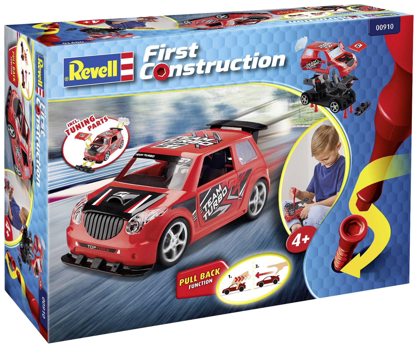Revell 00910 First-Construction Rallye Car Automodell Bausatz 1:20