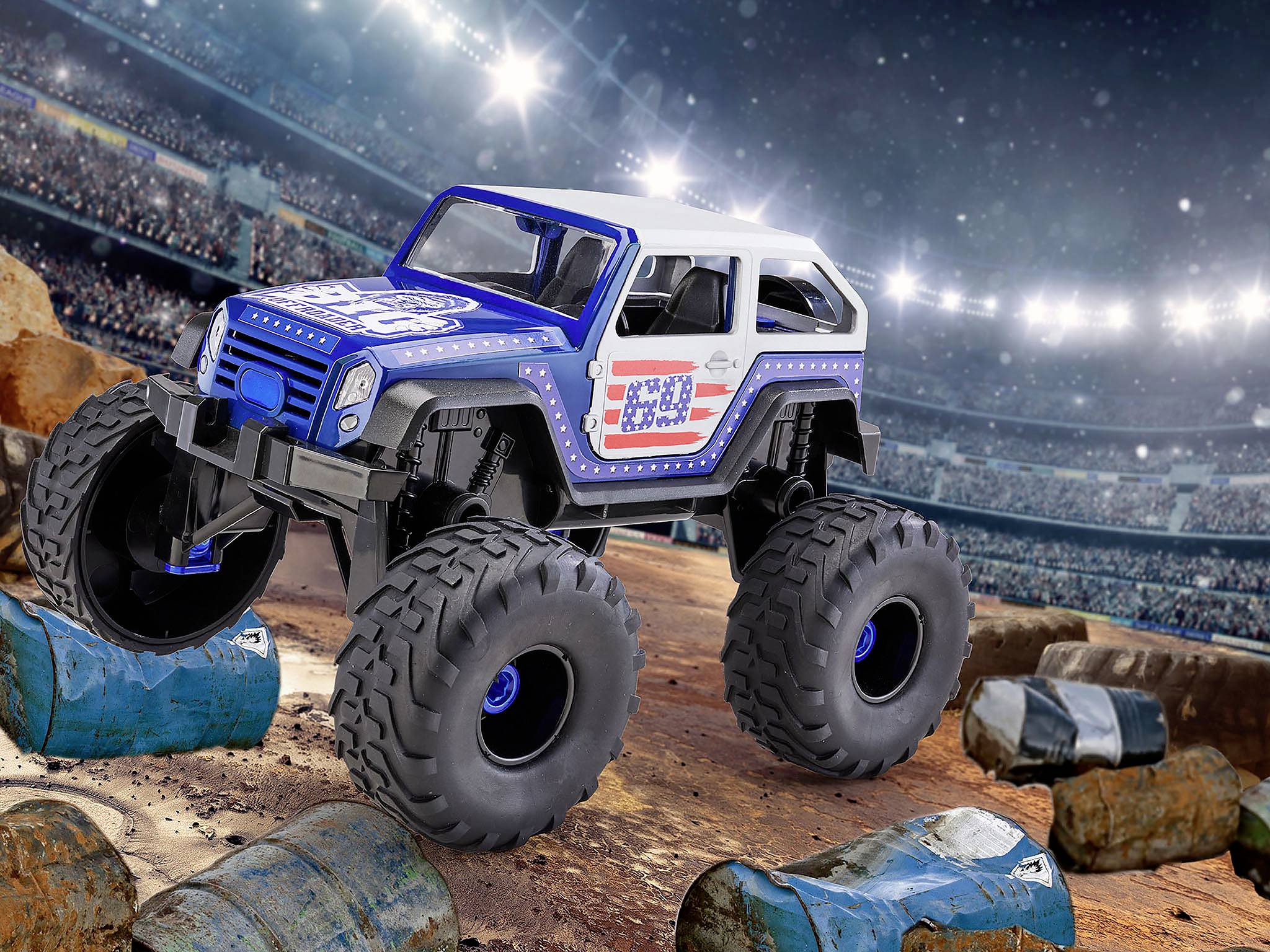 Revell 00919 First-Construction Monster Truck Automodell Bausatz 1:20
