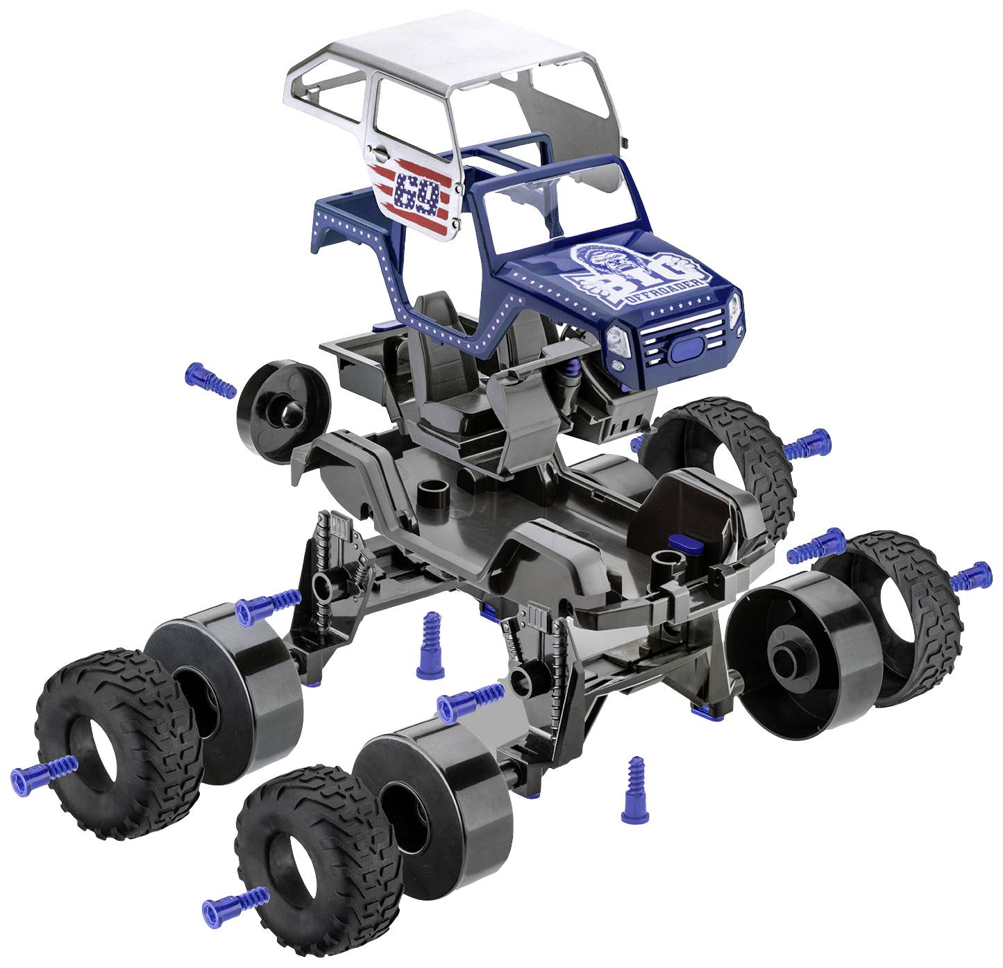 Revell 00919 First-Construction Monster Truck Automodell Bausatz 1:20