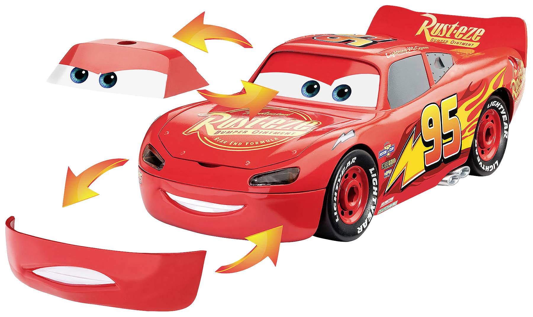 Revell 00920 First-Construction Lightning McQueen Automodell Bausatz 1:20