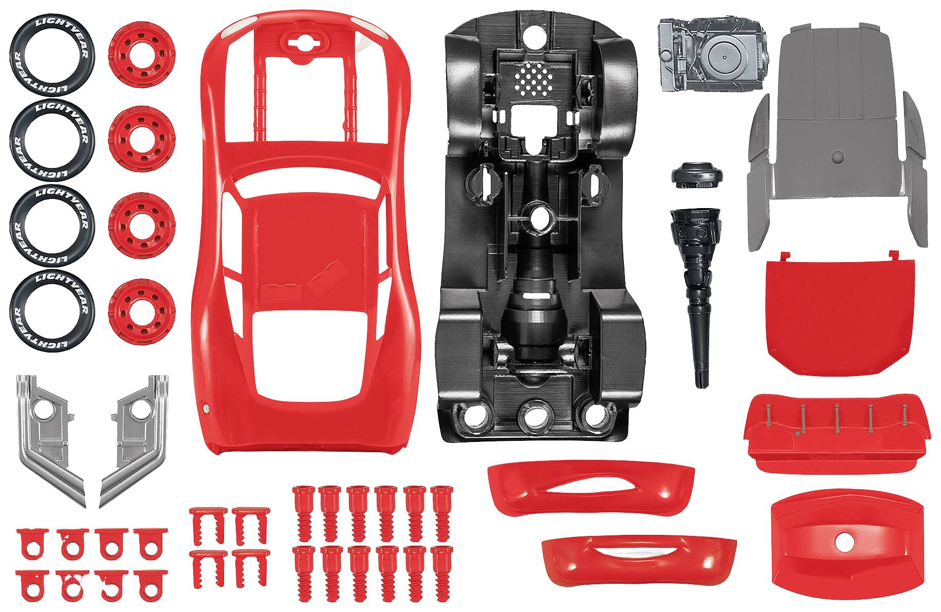 Revell 00920 First-Construction Lightning McQueen Automodell Bausatz 1:20