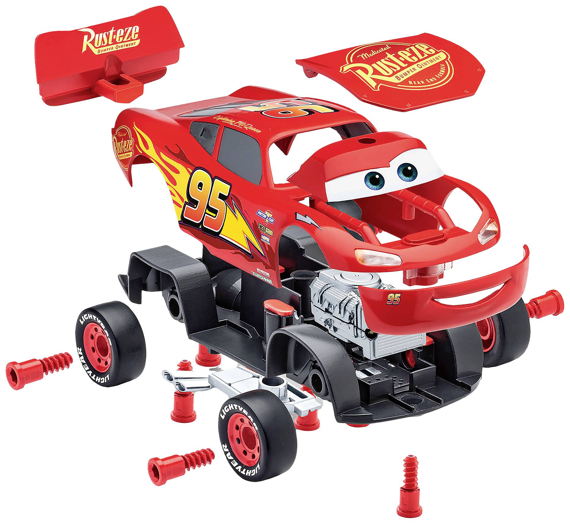 Revell 00920 First-Construction Lightning McQueen Automodell Bausatz 1:20