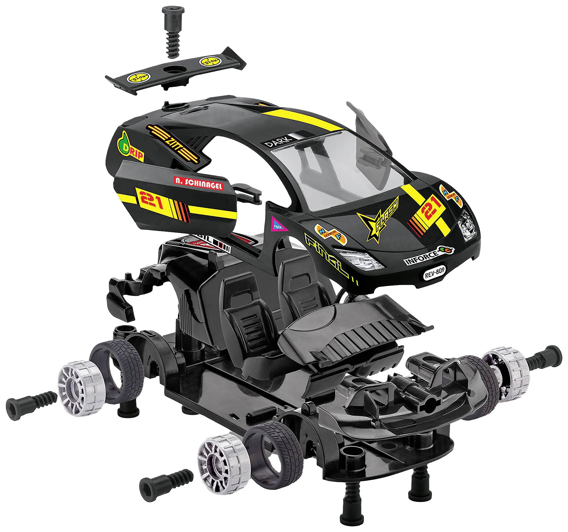 Revell 00923 First-Construction Rennwagen Automodell Bausatz 1:20