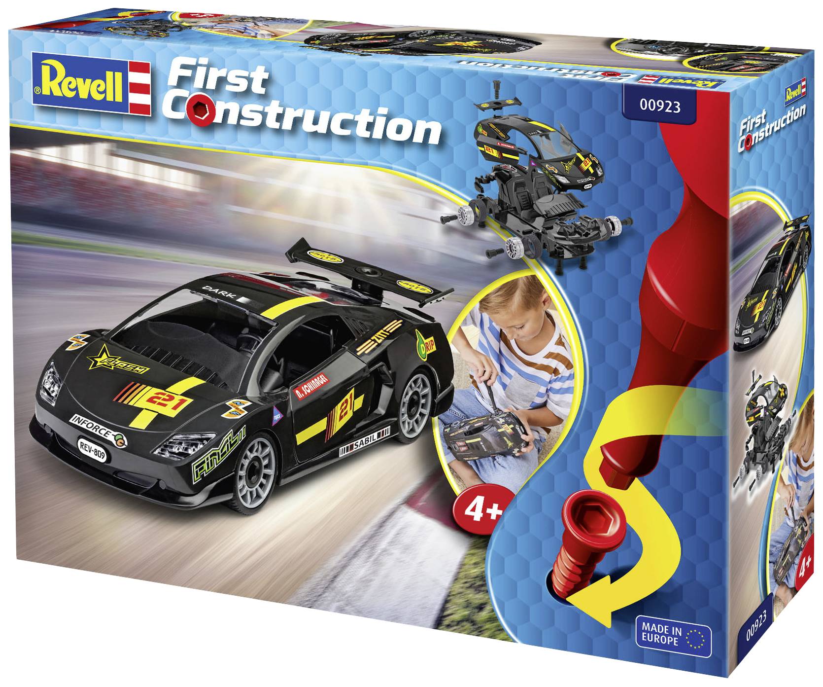 Revell 00923 First-Construction Rennwagen Automodell Bausatz 1:20