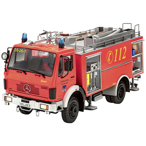 Revell 07516 Mercedes-Benz 1625 TLF 24/50 Feuerwehrauto Bausatz 1:24