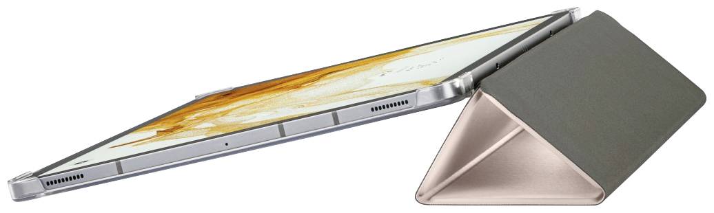 Hama Fold Clear Tablet Tasche Samsung 27,9 cm (11") BookCase Rosa, Transparent
