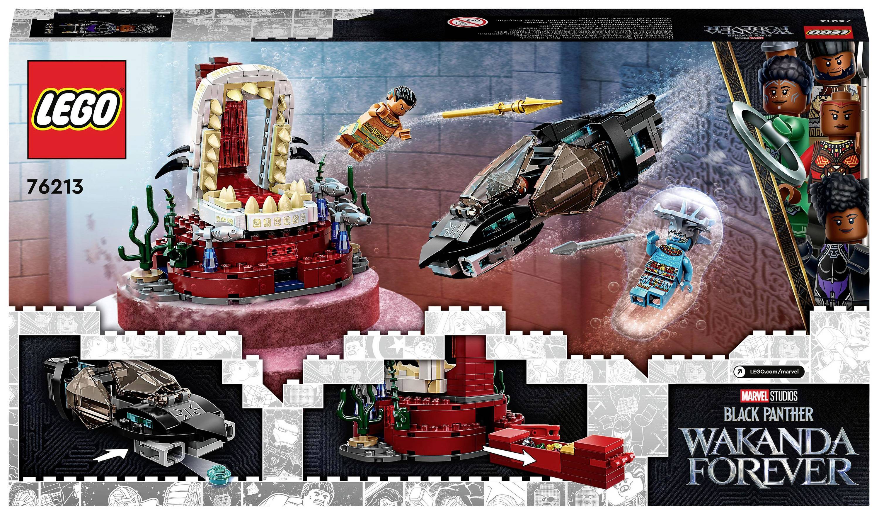 76213 LEGO® MARVEL SUPER HEROES König Namors Thronsaal