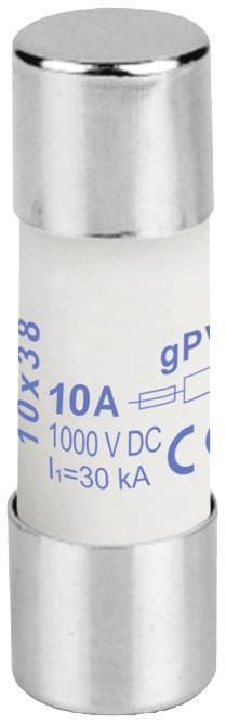 Weidmüller 2783230000 FUSE 10X38 10A 1000 VDC GPV Feinsicherung (Ø x L) 10.3mm x 38mm 10A 1000 V/DC Inhalt 10St.