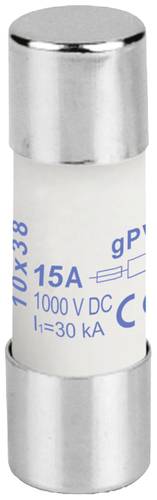 Weidmüller 2783250000 FUSE 10X38 15A 1000 VDC GPV Feinsicherung (Ø x L) 10.3 mm x 38 mm 15 A 1000 V