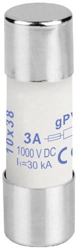 Weidmüller 2783180000 FUSE 10X38 3A 1000 VDC GPV Feinsicherung (Ø x L) 10.3 mm x 38 mm 3 A 1000 V/D