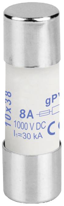 Weidmüller 2783220000 FUSE 10X38 8A 1000 VDC GPV Feinsicherung (Ø x L) 10.3mm x 38mm 8A 1000 V/DC Inhalt 10St.