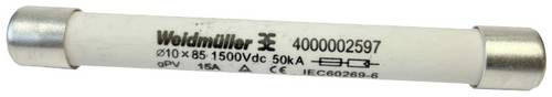 Weidmüller 4000002612 FUSE WSFL 10X85 32A 1K5V GPV Feinsicherung 32 A 1500 V/DC Inhalt 5 St.