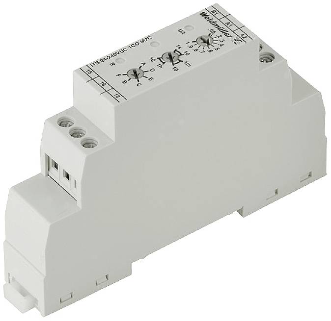 Weidmüller 2545120000 ITS 24-240VUC M7C PU10 Zeitrelais 500 St. Zeitbereich: 0.05 - 36000s 1 Wechsler