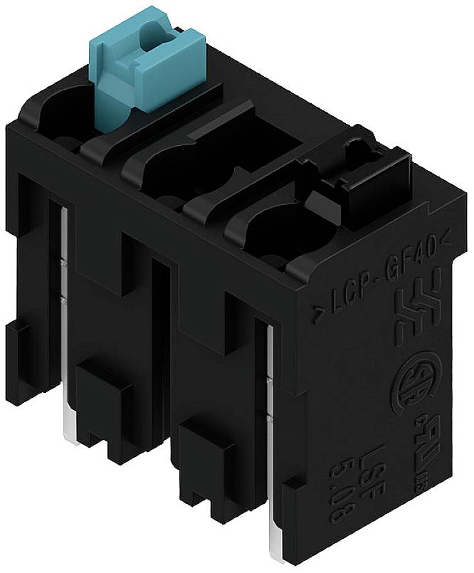 Weidmüller 2766140000 Federkraftklemmblock 1.5mm² Polzahl 3 Schwarz 532St.
