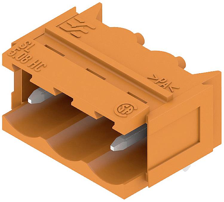 Weidmüller 2766940000 Printklemme Polzahl 3 Orange 500St.