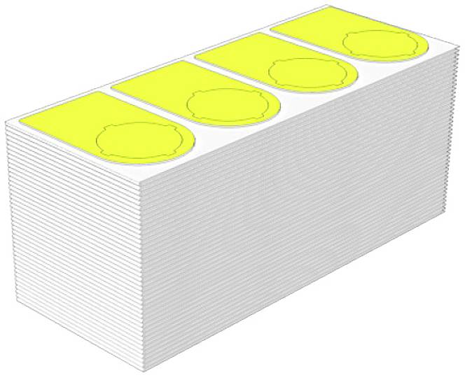 Weidmüller 2621140000 SM-FO 27/18-22MM GE Gerätemarkierung Gelb 500St.