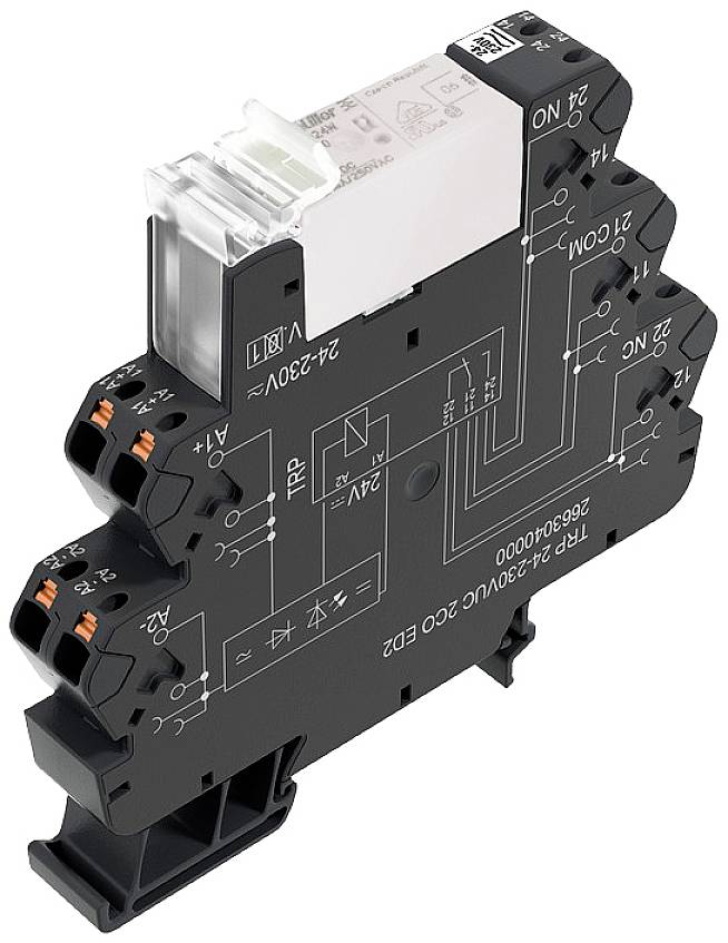 Weidmüller TRP 24-230VUC 1NO HCP ED2 Koppelrelais 16A 1 Schließer 10St.