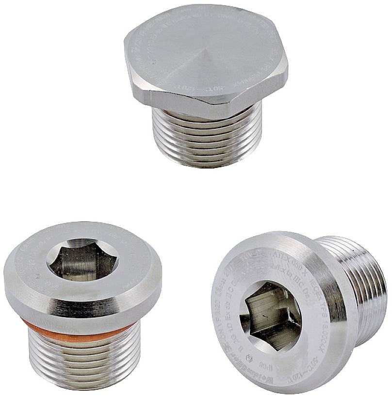 Weidmüller 1188800000 Verschlussstopfen 1 1/2'' NPT Edelstahl Natur 40St.