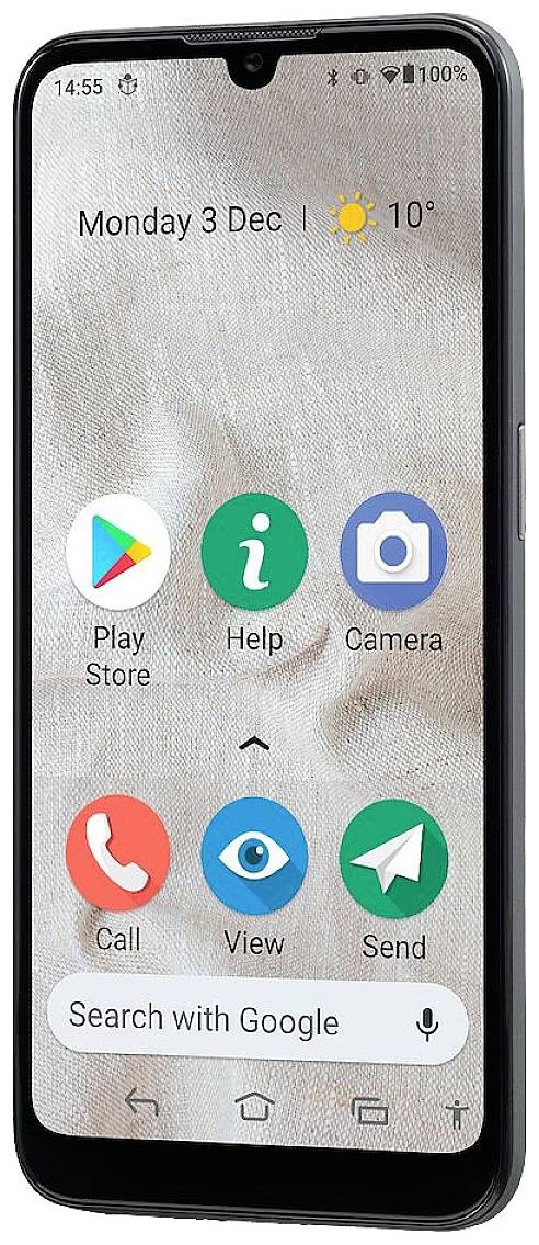 Doro 8100 Senioren-Smartphone IP54 Schwarz
