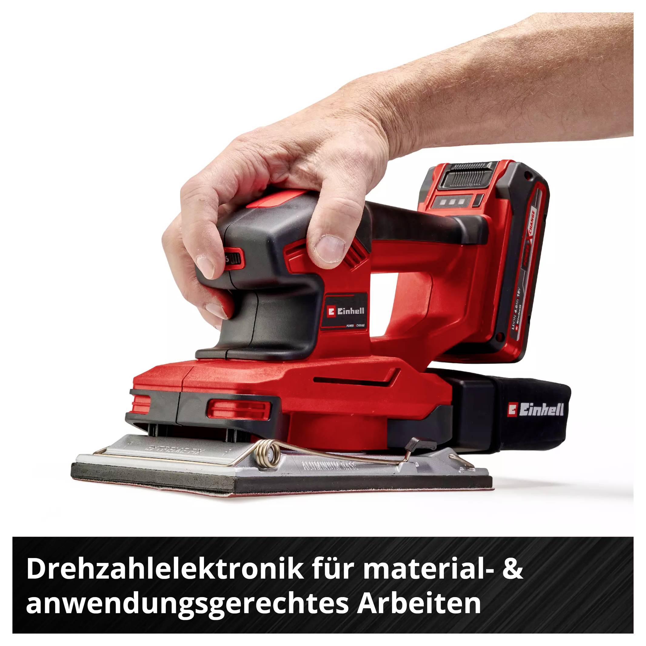 Einhell Power X-Change TE-OS 18/230 Li Solo 4460720 Akku-Schwingschleifer Anzahl mitgelieferte Akkus 0