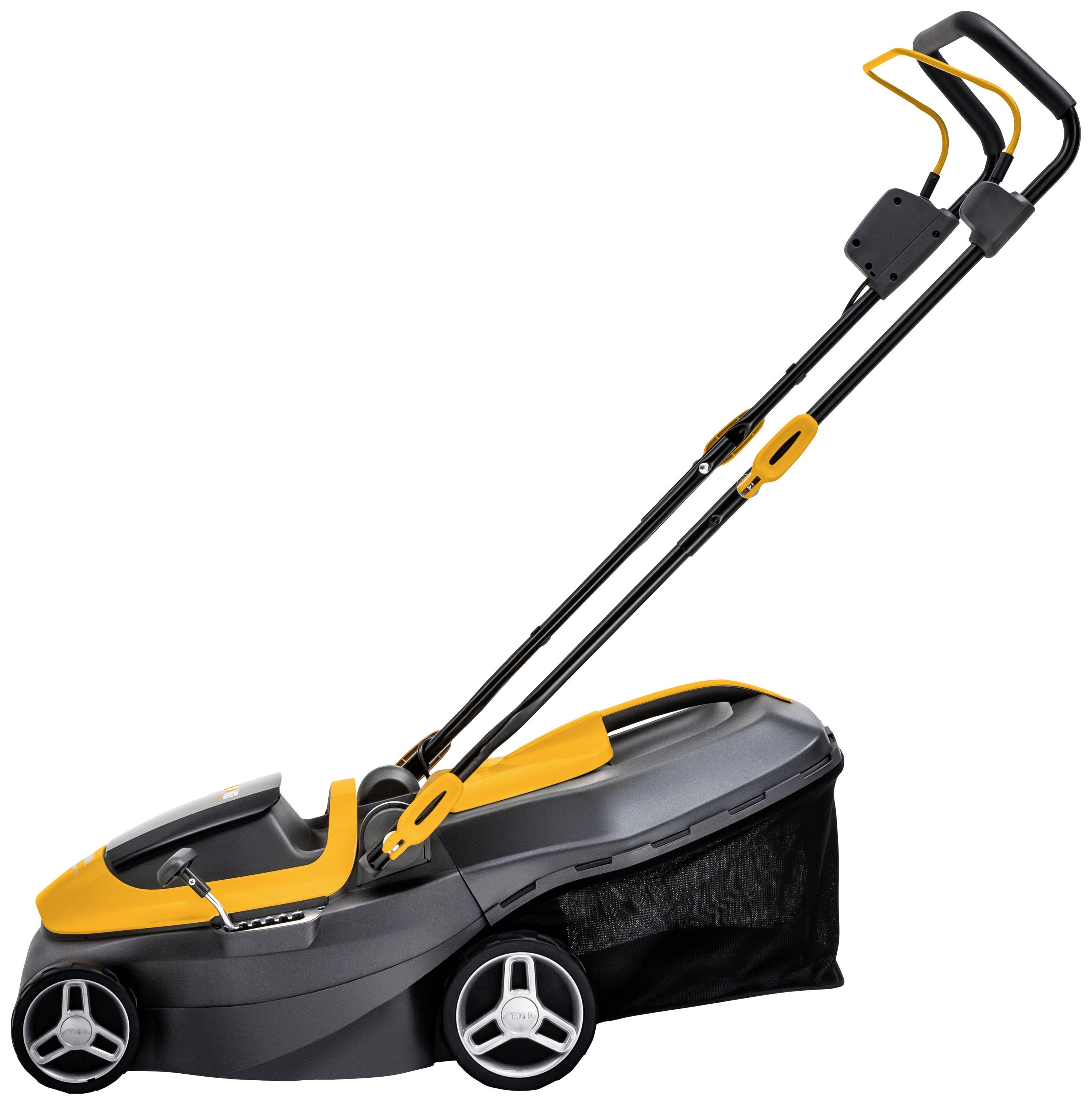 STIGA Collector 136e Akku Rasenmäher mit Schnitthöhenverstellung, inkl. Akku, inkl. Ladegerät 20V Schnittbreite (max.) 34cm