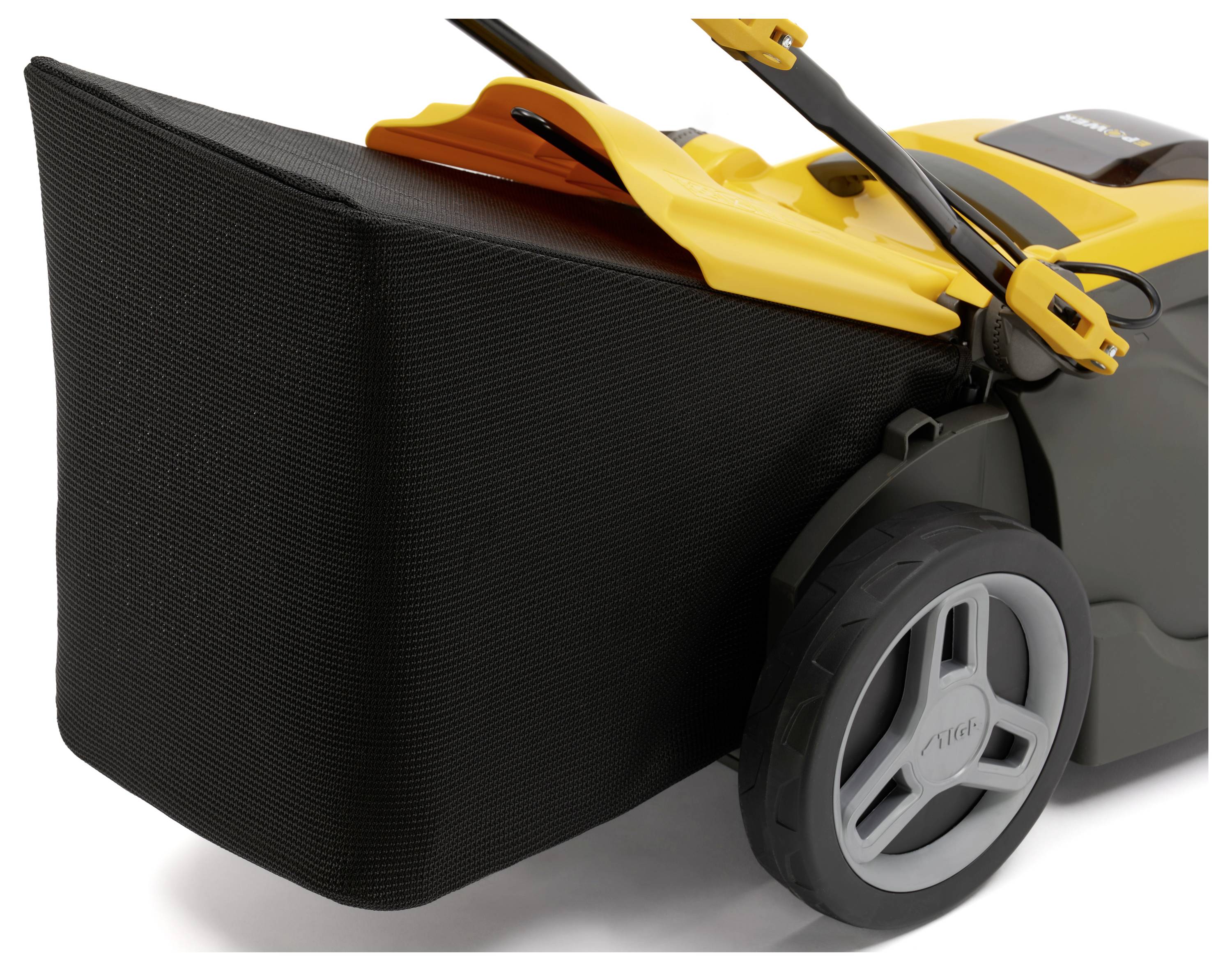 STIGA COMBI 340e Akku Akku-Rasenmäher inkl. Akku, inkl. Ladegerät, Einstellbarer Holm, Softgriff, mit Schnitthöhenverstellung