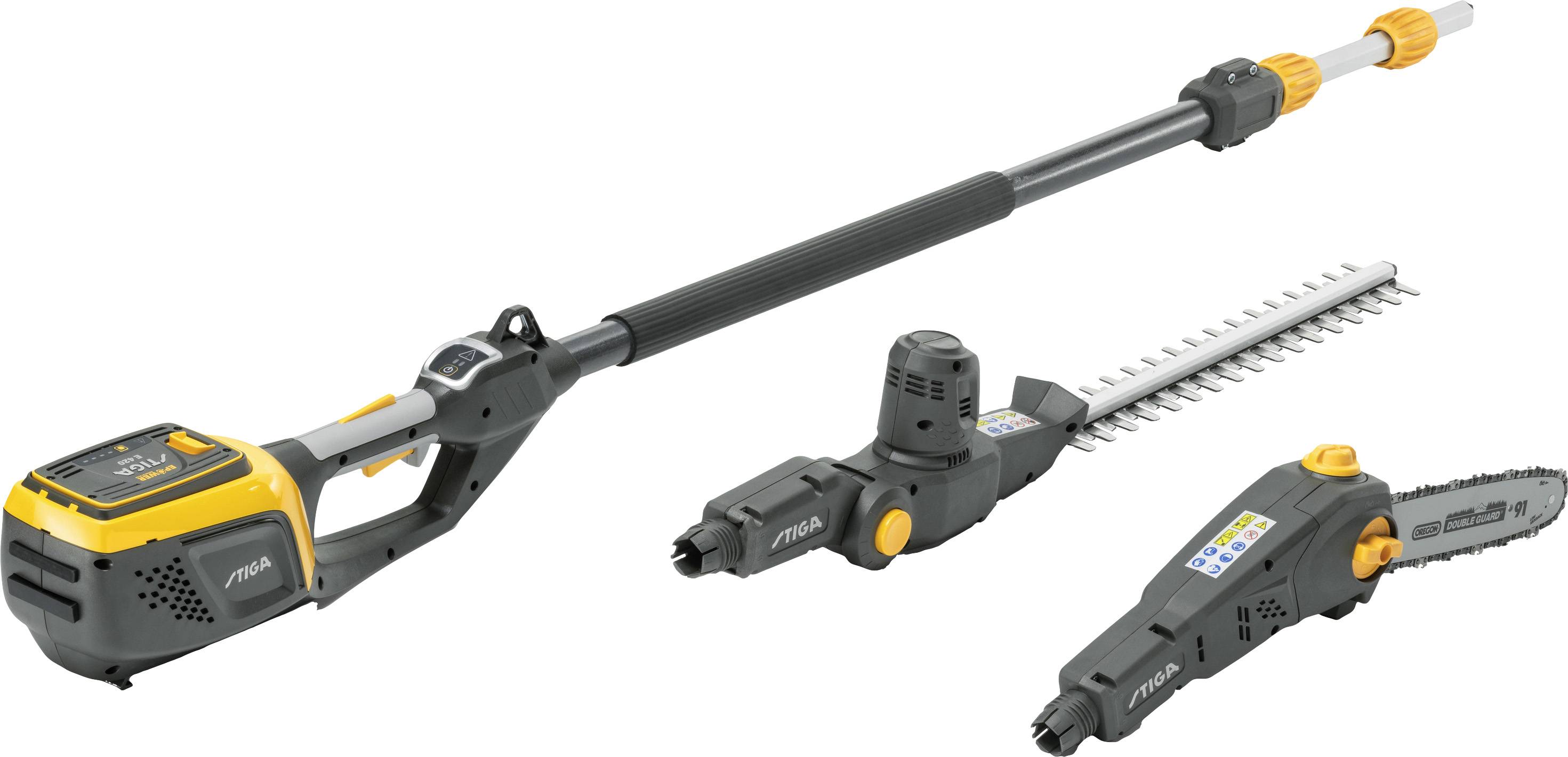 STIGA 278720008/ST3 MT 500e Akku Heckenschere, Hochentaster, Teleskopstiel ohne Akku, ohne Ladegerät 350 W 48 V Li-Ion