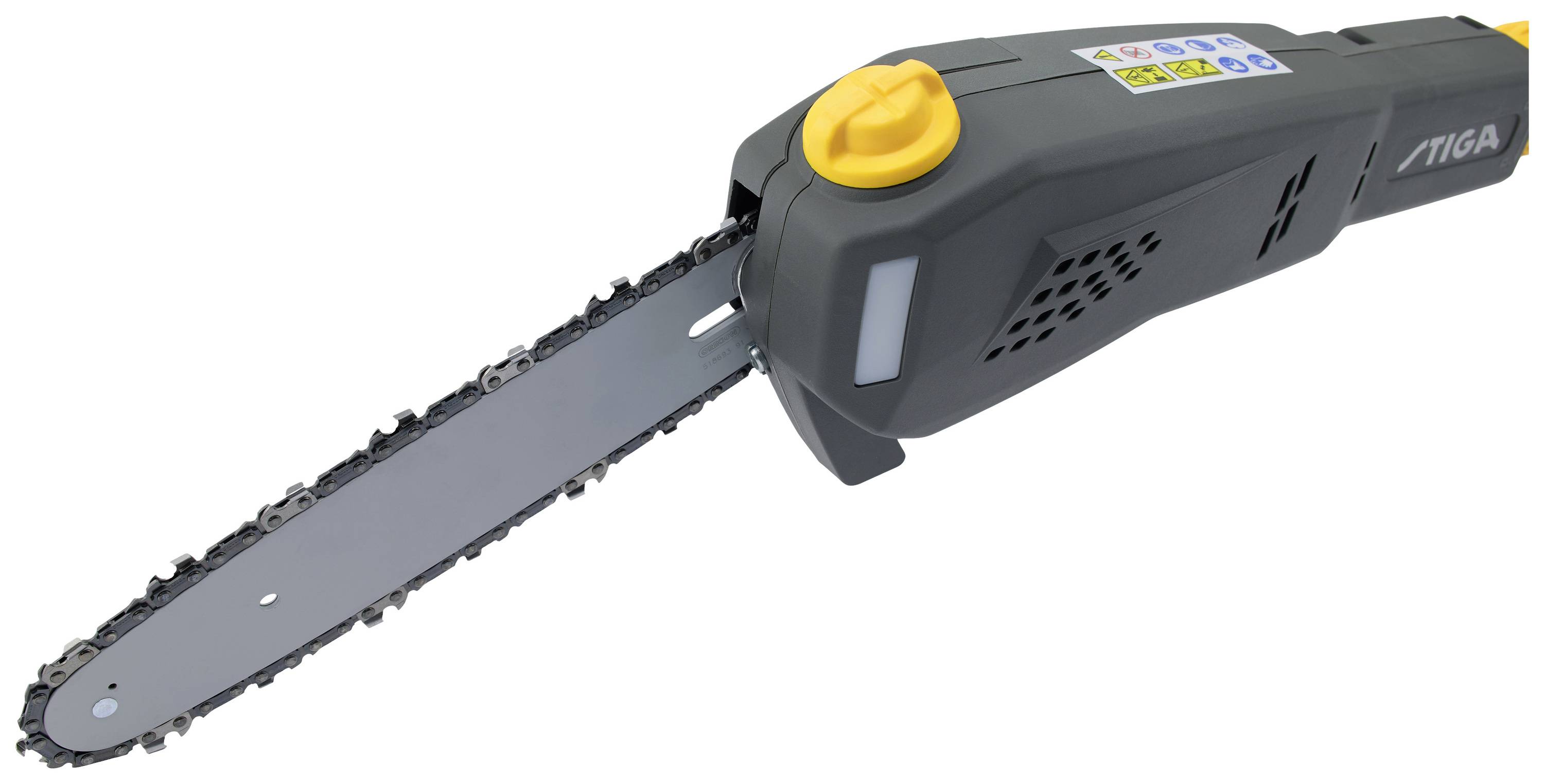 STIGA 278720008/ST3 MT 500e Akku Heckenschere, Hochentaster, Teleskopstiel ohne Akku, ohne Ladegerät 350 W 48 V Li-Ion