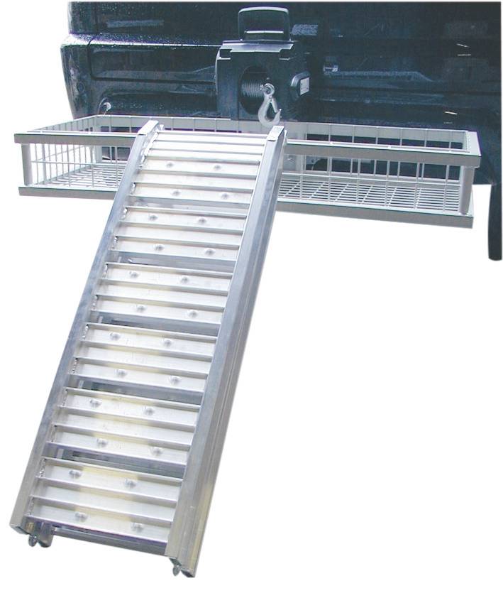 Berger &amp; Schröter 39286 Alurampe Verladerampe klappbar Rangierhilfe 200kg Aluminium 7.5cm x 180cm x 30cm